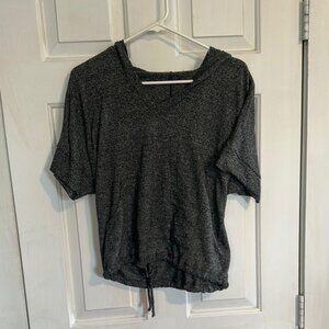 Ginger G hooded Grey short sleeve size medium